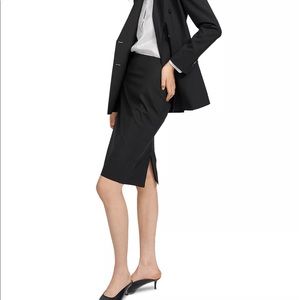 NWT Navy Theory Pencil Skirt
